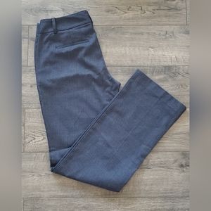 Ann Taylor navy/gray pinstriped dress pants